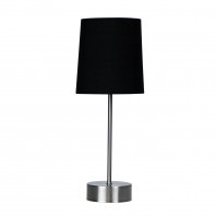 Oriel Lighting-Lancet Black Touch Lamp - Black / Pink / Grey / White